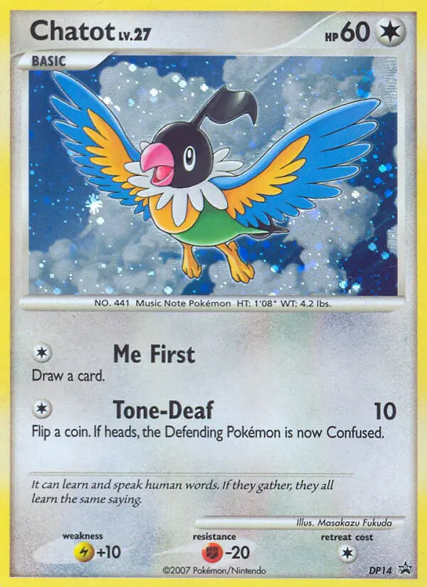 Chatot — DP Black Star Promos card #DP14
