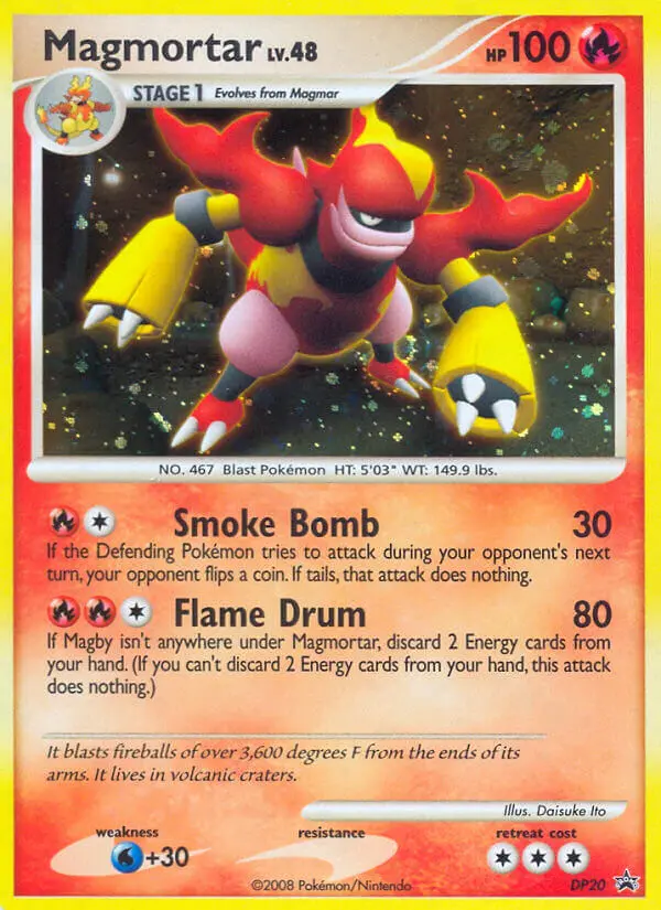 Magmortar — DP Black Star Promos card #DP20