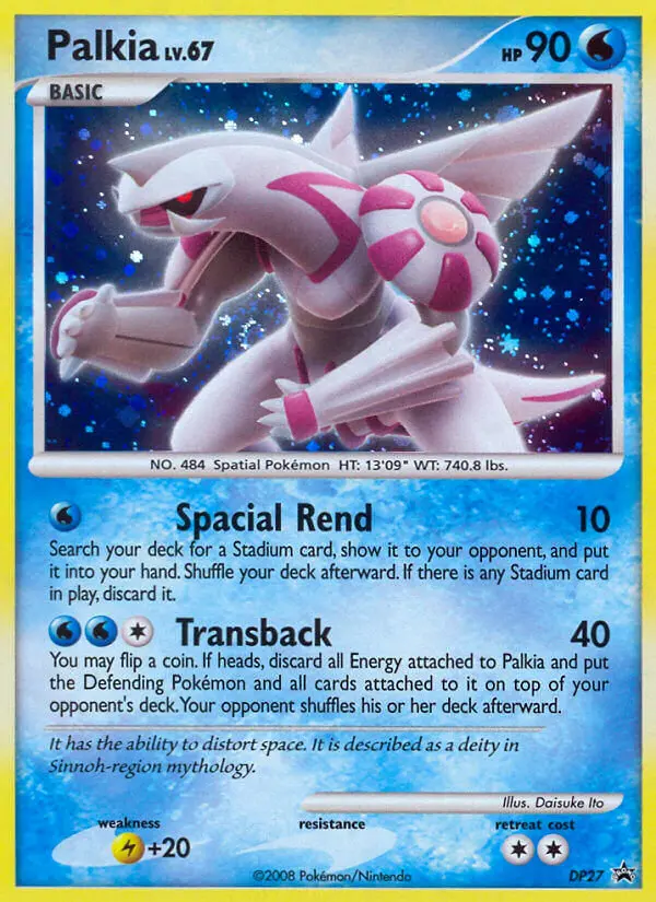 Palkia — DP Black Star Promos card #DP27