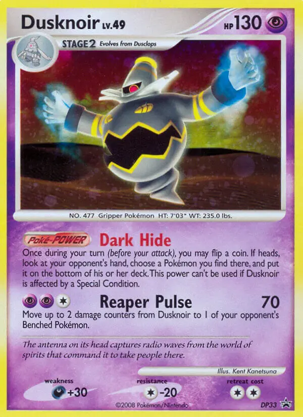 Dusknoir — DP Black Star Promos card #DP33