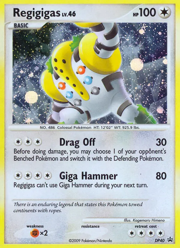 Regigigas — DP Black Star Promos card #DP40