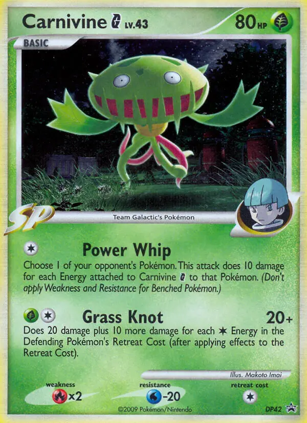 Carnivine G — DP Black Star Promos card #DP42