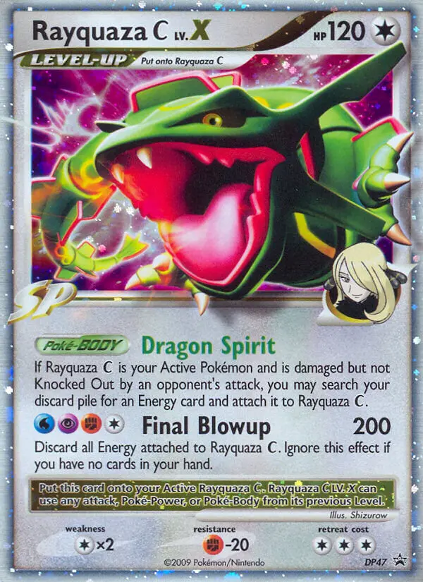 Rayquaza C — DP Black Star Promos card #DP47