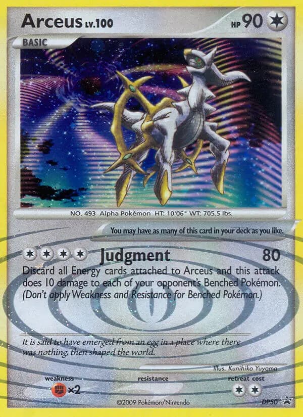 Arceus — DP Black Star Promos card #DP50