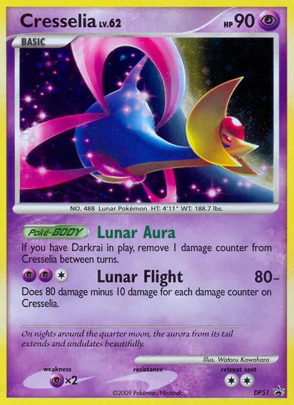 Cresselia — DP Black Star Promos card #DP51