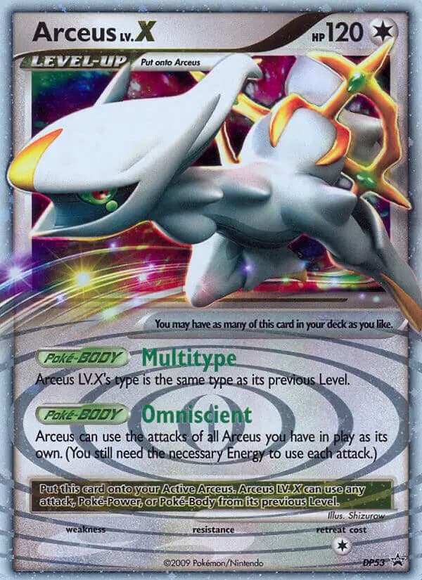 Arceus — DP Black Star Promos card #DP53