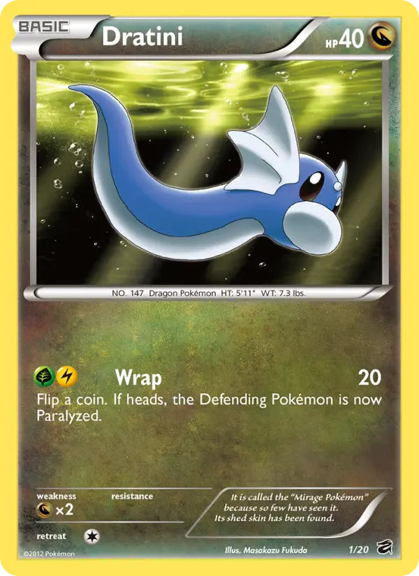Dratini — Dragon Vault card #1