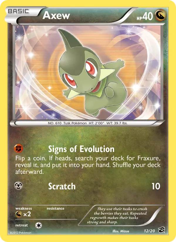 Axew — Dragon Vault card #12
