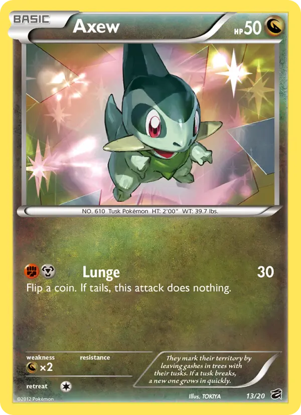 Axew — Dragon Vault card #13