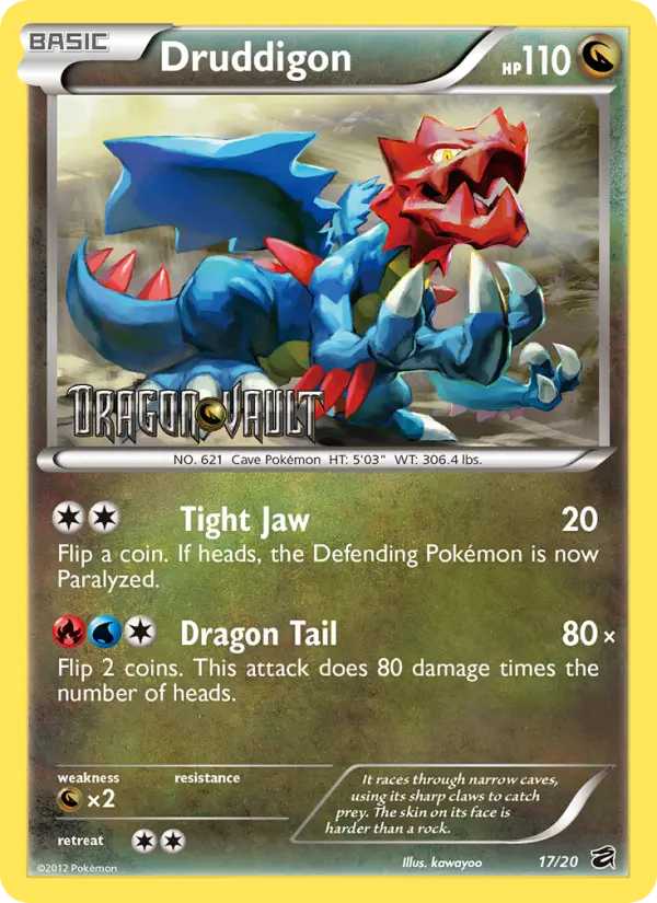 Druddigon — Dragon Vault card #17