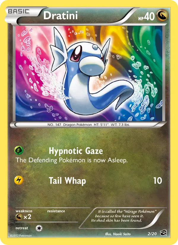 Dratini — Dragon Vault card #2