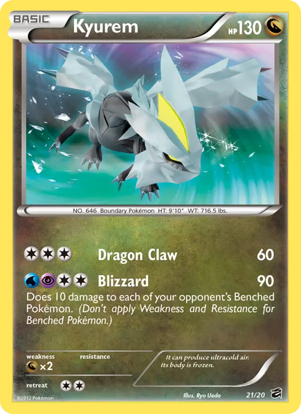 Kyurem — Dragon Vault card #21