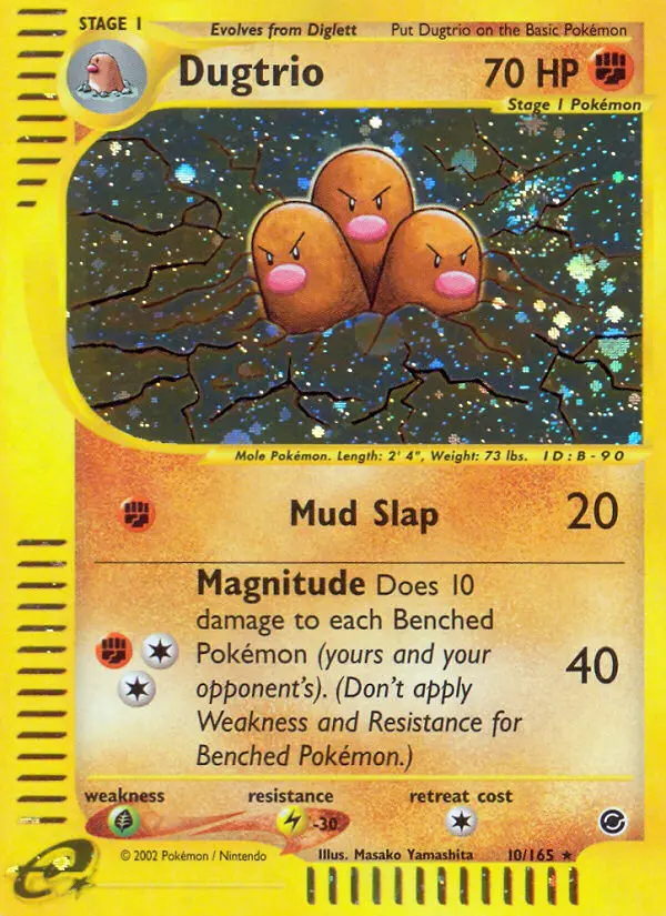 Dugtrio — Expedition Base Set card #10