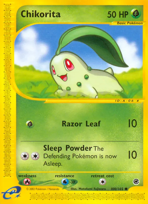 Chikorita — Expedition Base Set card #100
