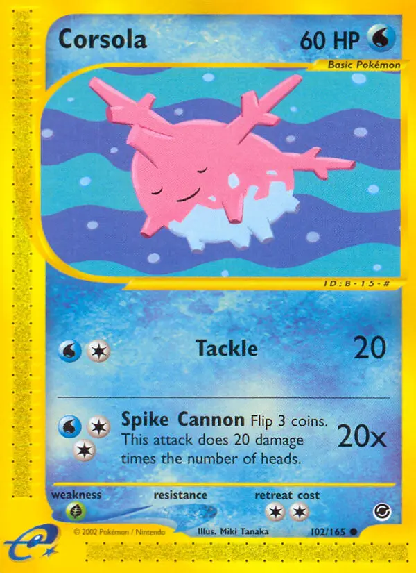 Corsola — Expedition Base Set card #102
