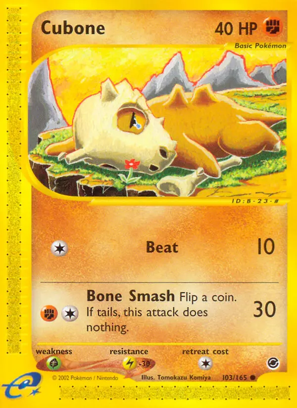 Cubone — Expedition Base Set card #103