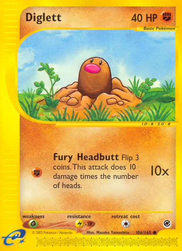 Diglett — Expedition Base Set card #106