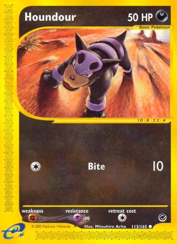 Houndour — Expedition Base Set card #113