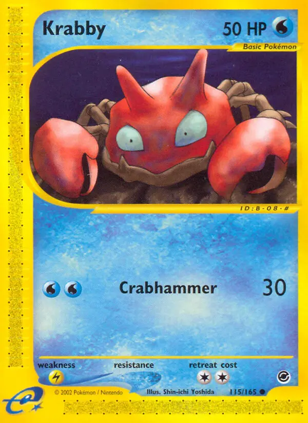 Krabby — Expedition Base Set card #115