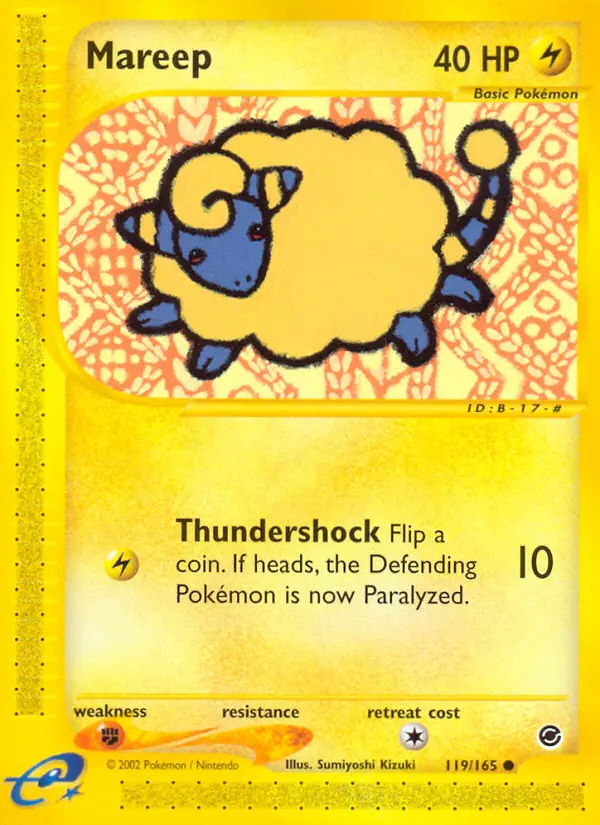 Mareep — Expedition Base Set card #119