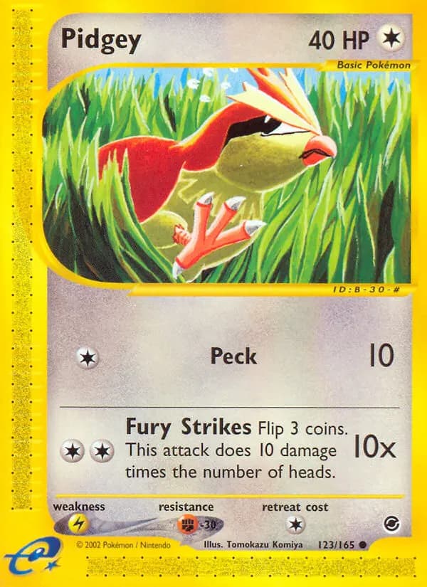 Pidgey — Expedition Base Set card #123