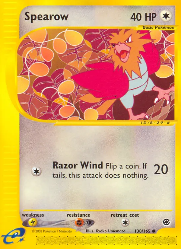 Spearow — Expedition Base Set card #130