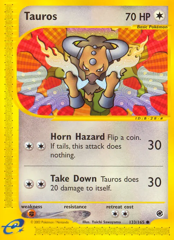 Tauros — Expedition Base Set card #133