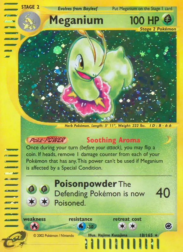 Meganium — Expedition Base Set card #18