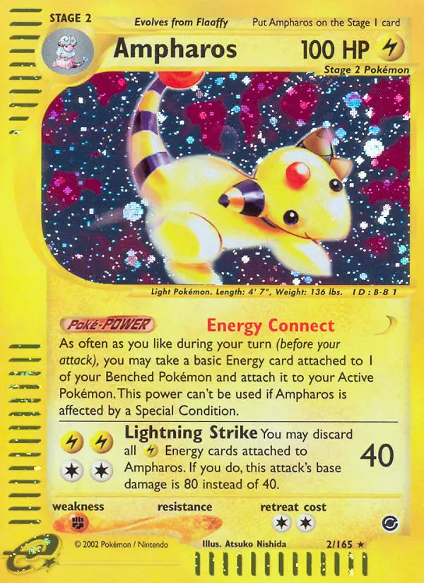 Ampharos — Expedition Base Set card #2