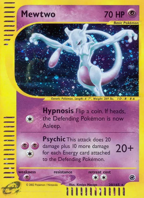 Mewtwo — Expedition Base Set card #20