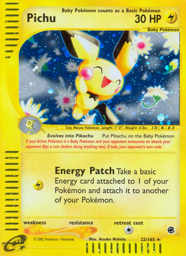 Pichu — Expedition Base Set card #22