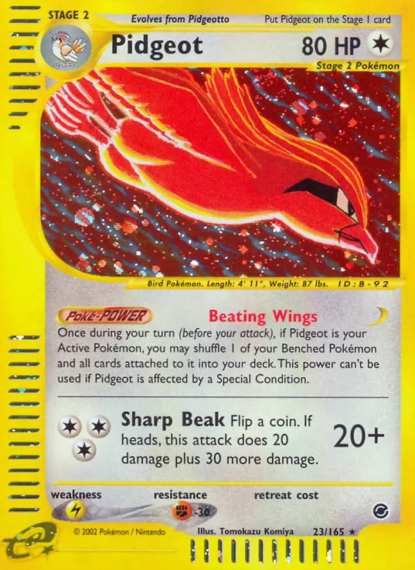 Pidgeot — Expedition Base Set card #23