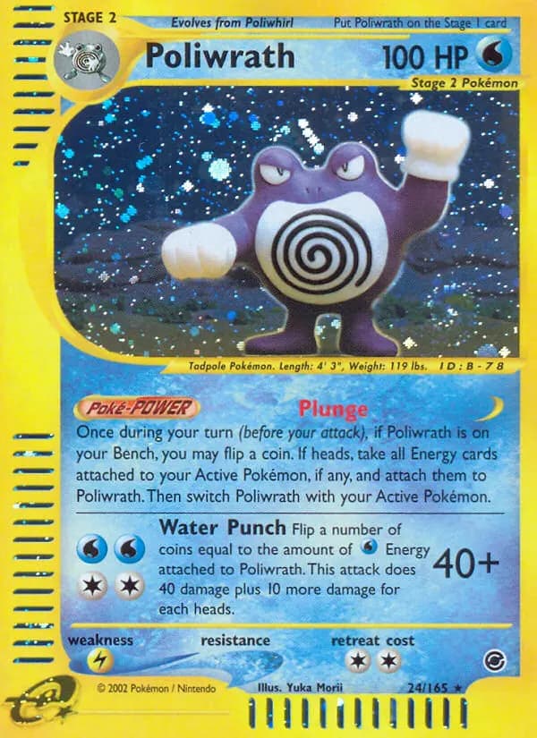 Poliwrath — Expedition Base Set card #24