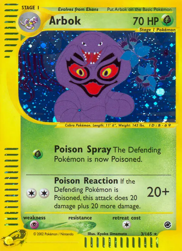 Arbok — Expedition Base Set card #3
