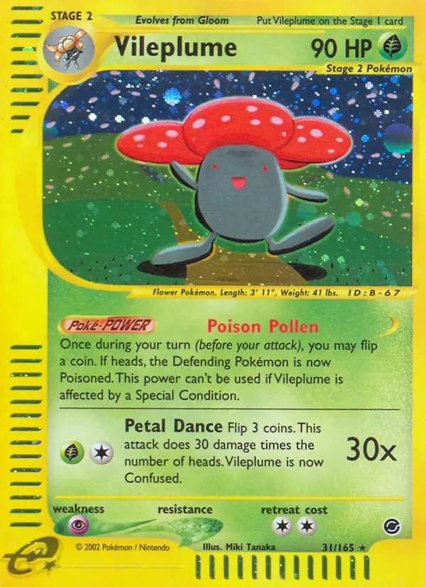 Vileplume — Expedition Base Set card #31