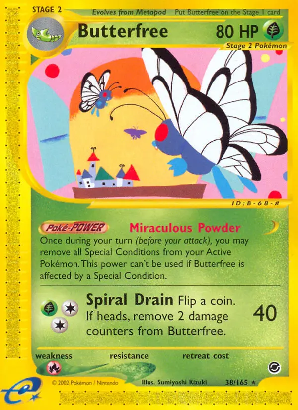 Butterfree — Expedition Base Set card #38