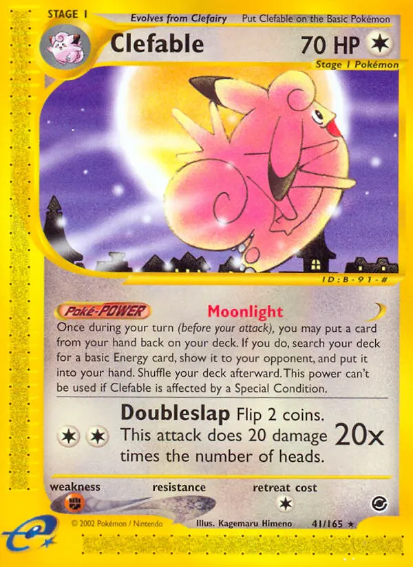 Clefable — Expedition Base Set card #41