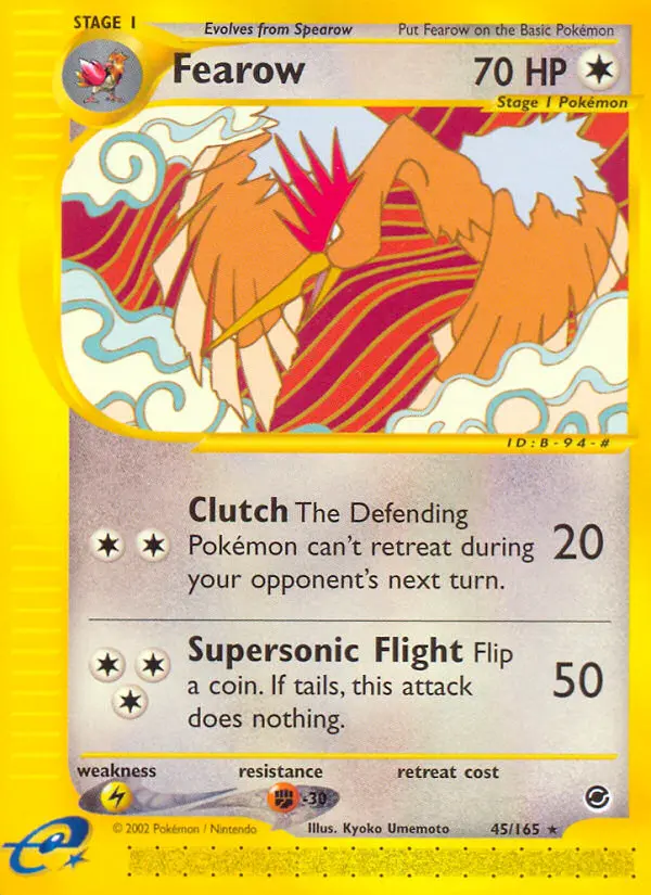 Fearow — Expedition Base Set card #45