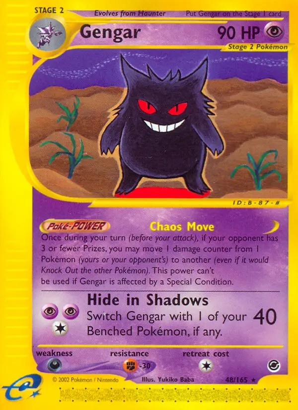 Gengar — Expedition Base Set card #48