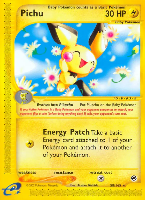 Pichu — Expedition Base Set card #58