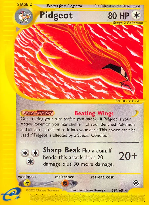 Pidgeot — Expedition Base Set card #59