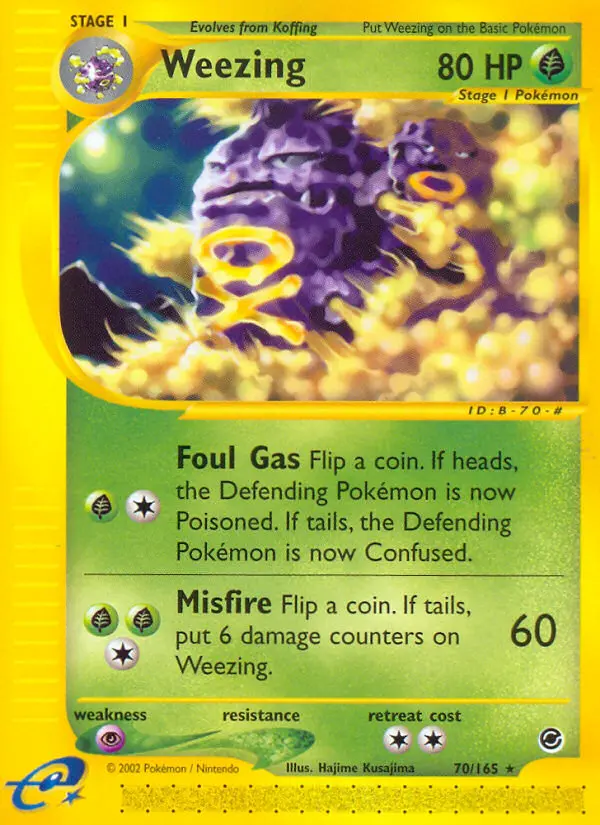 Weezing — Expedition Base Set card #70