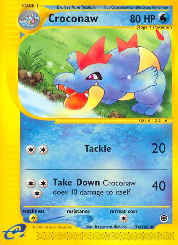 Croconaw — Expedition Base Set card #74