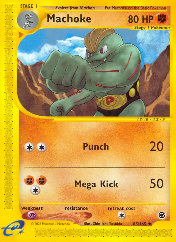 Machoke — Expedition Base Set card #85