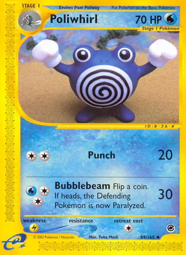 Poliwhirl — Expedition Base Set card #89