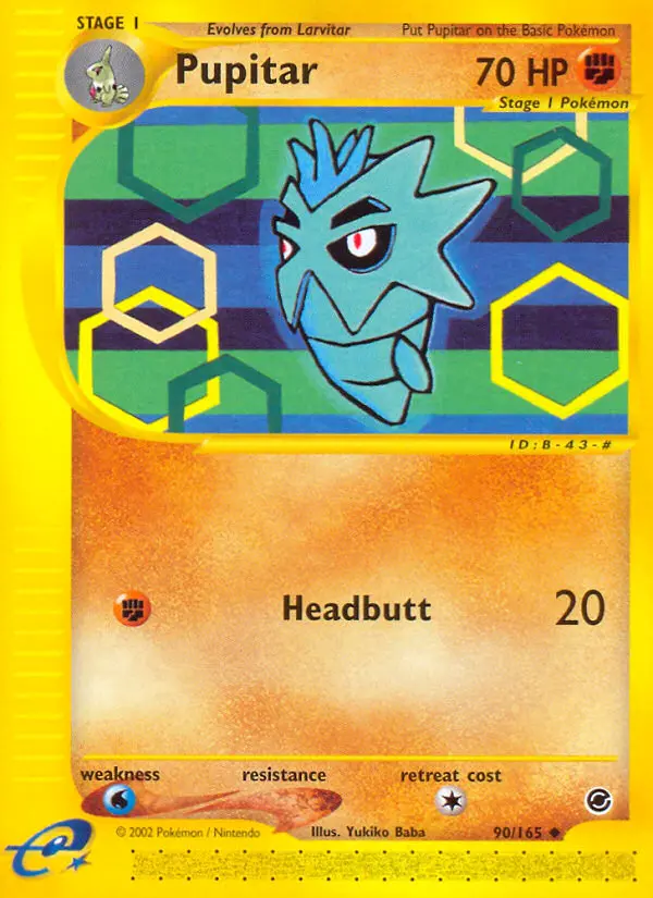 Pupitar — Expedition Base Set card #90