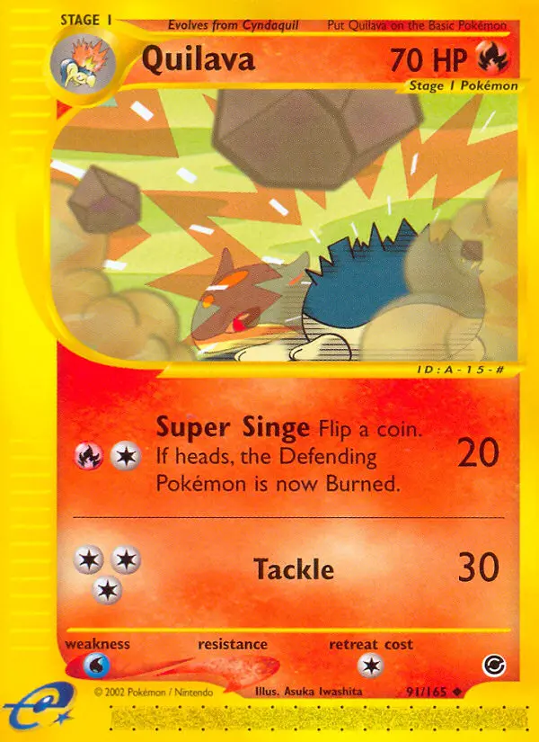 Quilava — Expedition Base Set card #91