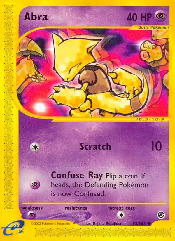 Abra — Expedition Base Set card #93