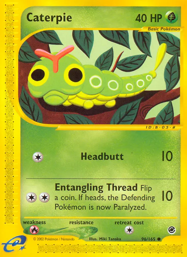 Caterpie — Expedition Base Set card #96