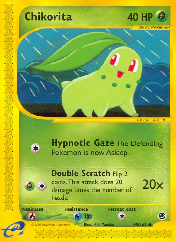Chikorita — Expedition Base Set card #99